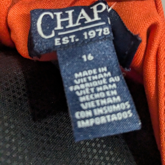 Chaps Floral Faux Wrap Dress - Picture 5 of 6